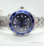 Replica Omega Seamaster Diver 300m Watch Stainless Steel Case Blue Bezel